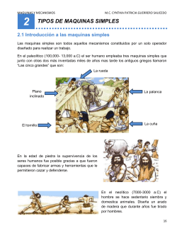 TIPOS DE MAQUINAS SIMPLES - mecatronica-cbtis 122