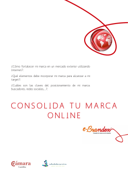 consolida tu marca online - Cámara de Comercio de Castellón