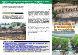 Folleto sobre empleo de aguas contaminadas en el riego agrícola