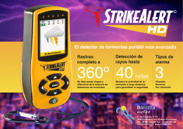 LD3000 - StrikeAlert HD - Folleto - Rev. A