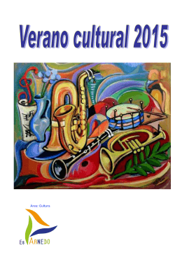Descargar Folleto Programa Verano cultural 2015