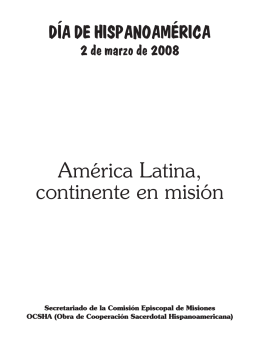 América Latina, continente en misión