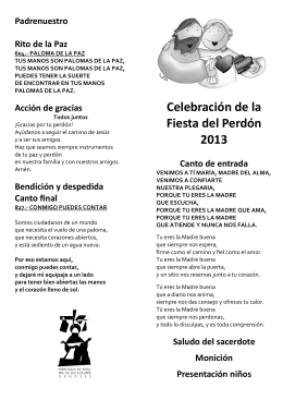 fiesta perdón 2013 folleto