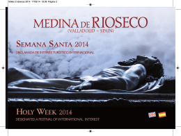 folleto 2 idiomas 2014 - Junta Local de Semana Santa de Medina