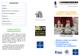 Folleto Torneo ajedrez nov 2015.pub