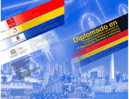 folleto Diplomado en Formación Ciudadana y DD HH