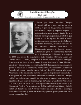 Luis González Obregón - Academia Mexicana de la Historia