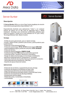 Folleto AD Server Bunker (SP) - 2015