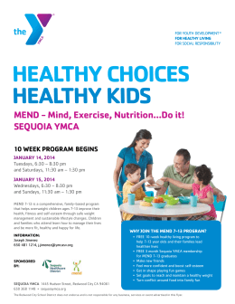 HealtHy CHoiCes HealtHy Kids MeNd - Mind, exercise, Nutrition...do it!