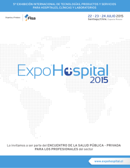 Folleto EH2015 - Expo Hospital 2015