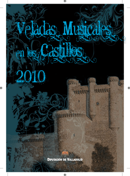 Folleto Veladas 10.indd - Diputación de Valladolid