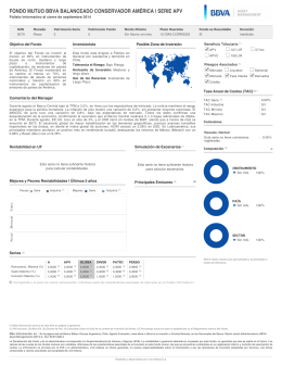 Folleto Informativo - BBVA Asset Management
