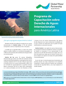 Programa de Capacitación sobre Derecho de Aguas