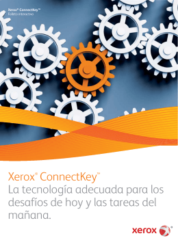 Folleto Xerox ConnectKey - Software de Control de Impresoras