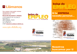 folleto para empresarios - Ayuntamiento Villalbilla