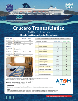 Crucero Trasatlántico.indd