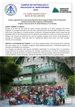 campus de naturaleza e iniciacion al montañismo 2015 selva de oza