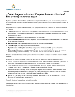 How Do I Inspect for Bed Bugs? (Spanish) (Feb. 25, 2015)