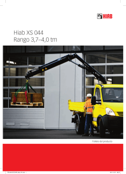 Hiab XS 044 Rango 3,7–4,0 tm