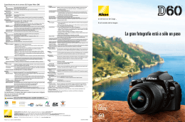 Nikon D60: La gran fotografía está a sólo un paso