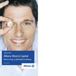 Folleto Allianz Ahorro Capital