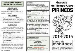 folleto curso monitor 2014-15 - Juventudes Marianas Vicencianas