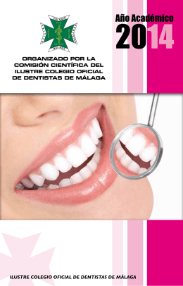 Año Académico - Colegio de Odontólogos y Estomatólogos de Málaga