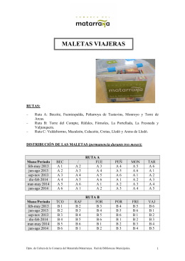 Folleto-Maletas Viajeras 2013-14