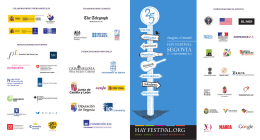Programa Hay Festival Segovia 2012