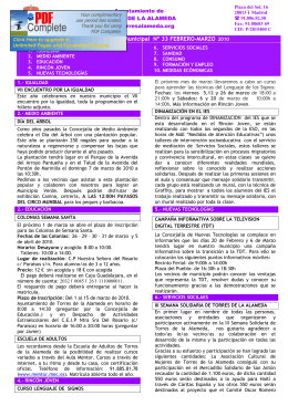2007-2011 Boletín Informativo Municipal Nº 33 FEBRERO