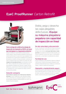 Folleto EyeC ProofRunner Carton Retrofit