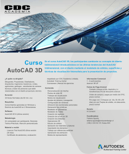 Folleto AutoCAD 3D