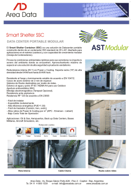 Folleto Smart Shelter SSC (SP)