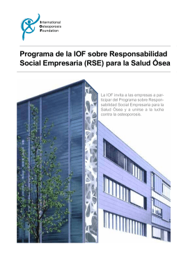 Programa de la IOF sobre Responsabilidad Social Empresaria (RSE
