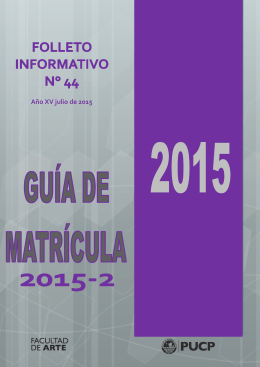 Año XV julio de 2015 - Facultad.pucp.edu.pe