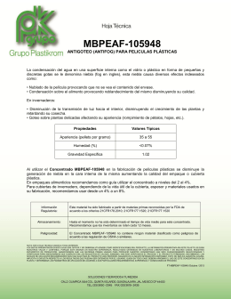 MBPEAF-105948 Antigoteo (antifog) para peliculas plásticas