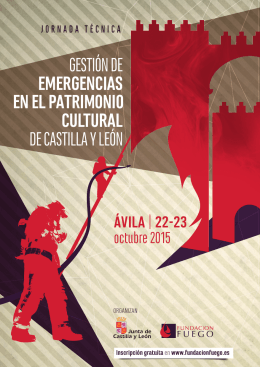 Folleto Jornada - Patrimonio Cultural de Castilla y León