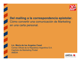 Marketing Directo Postal