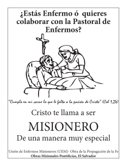 folleto inf-UEM - El Salvador Misionero