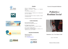 Folleto curso Pediatria y Realidad Social.ps [ 1 ], page 1 @ Preflight