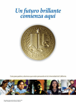 © 2006, The Regents of the University of California Para ordenar