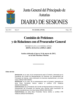DIARIO DE SESIONES - Junta General del Principado de Asturias