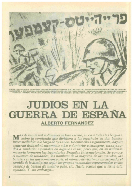 JUDIOS EN LA GUERRA DE ESPANA