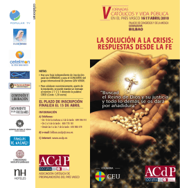 folleto 2010.fh11 - Congreso Católicos y Vida Pública