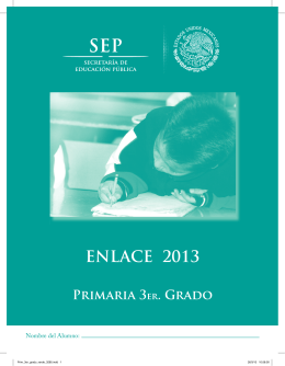 3ero. - Enlace - Secretaría de Educación Pública