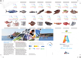 folleto sobre el pescado de la Rula de Avilés