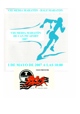 folleto - Federació d`atletisme de les Illes Balears
