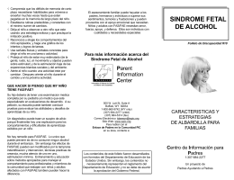 SINDROME FETAL DE ALCOHOL - Parent Information Center