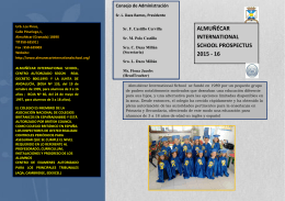 almuñécar international school prospectus 2015 - 16