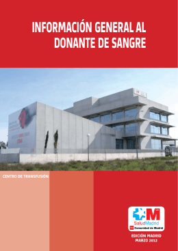 Información General al Donante de Sangre(pdf 7 MB)